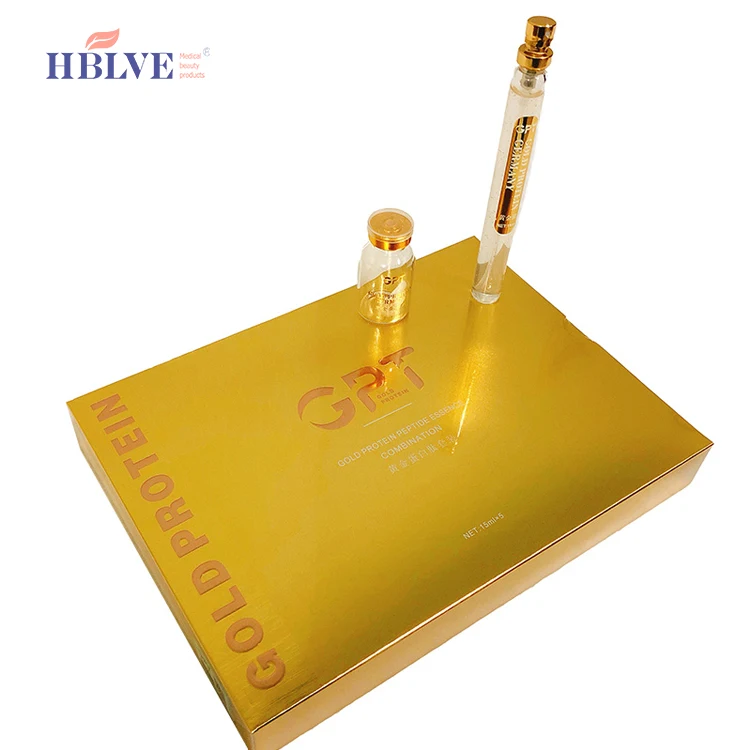 Newest Product Reduce Forehead Lines Increase Collagen Peptide Line Carving Gold Thread