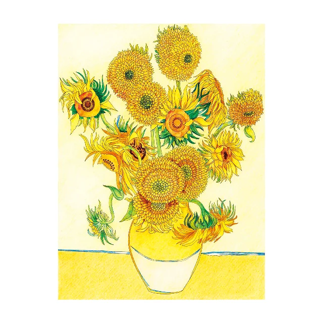 Diamond Drawing Sunflower Painting Famous Painting Diy Customization Living Room Bedroom Decoration Painting Christmas Gifts