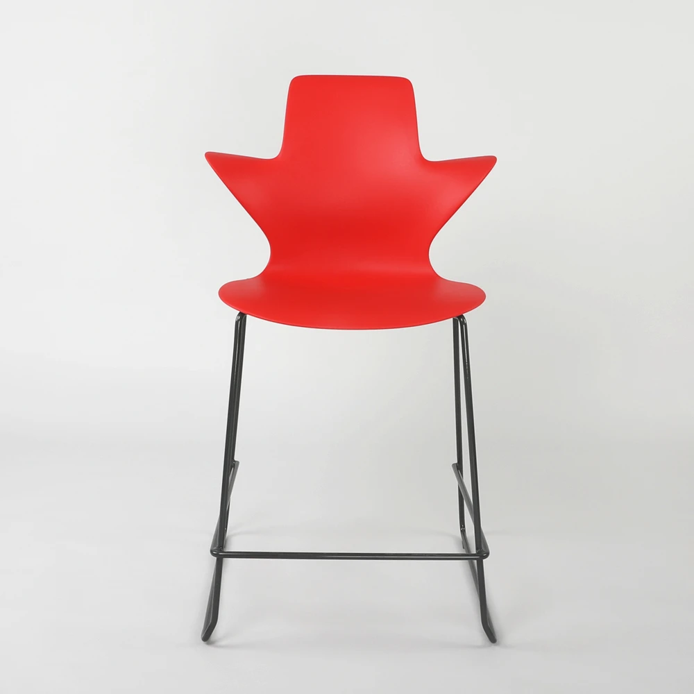 new design colorful plastic high top chair bar stool