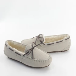 Женские теплые лоферы на плоской подошве; Обувь для вождения; Зимние домашние мокасины из искусственного меха с эффектом памяти