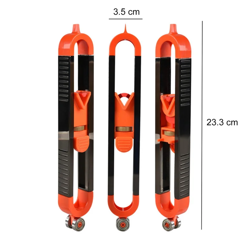 JNZ  Contour Gauge With lock For Skirting Scribe Measuring Shape Gauge Joinery Woodworking Tool Profile Scribing Ruler