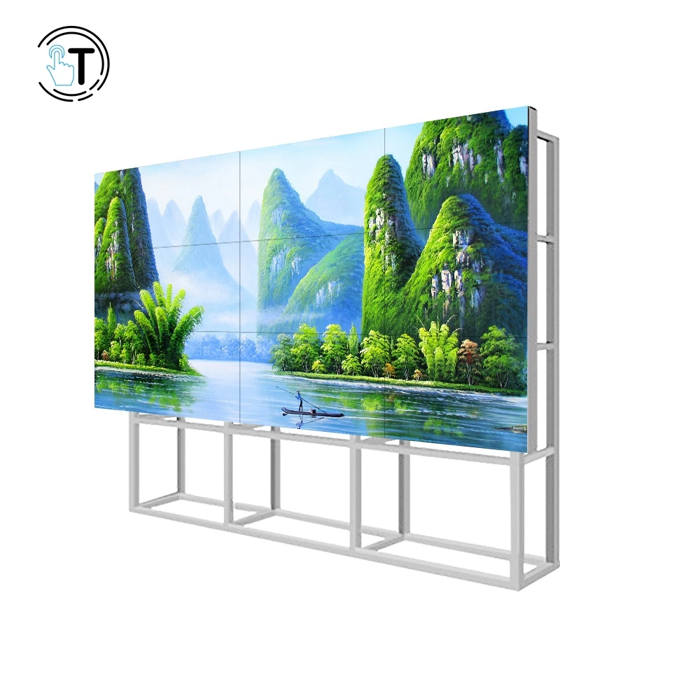 Шоковой заморозки дешевые 46 49 55 65 дюймов 4k цена Крытый 2x2 3x3 панель HD LCD экран дисплей видео