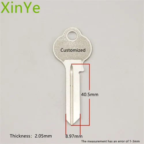 XinYe Factory Wholesale Best Quality Door Key Blanks For Colombian Market