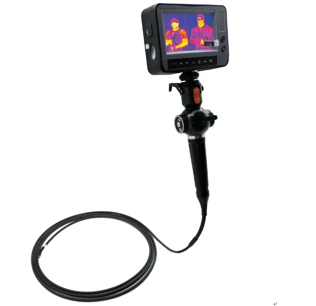 Portable Industrial Infrared Video Borescope With 4 Way Articulations Videoscope Waterproof IP67 Flexible Industrial Videoscope