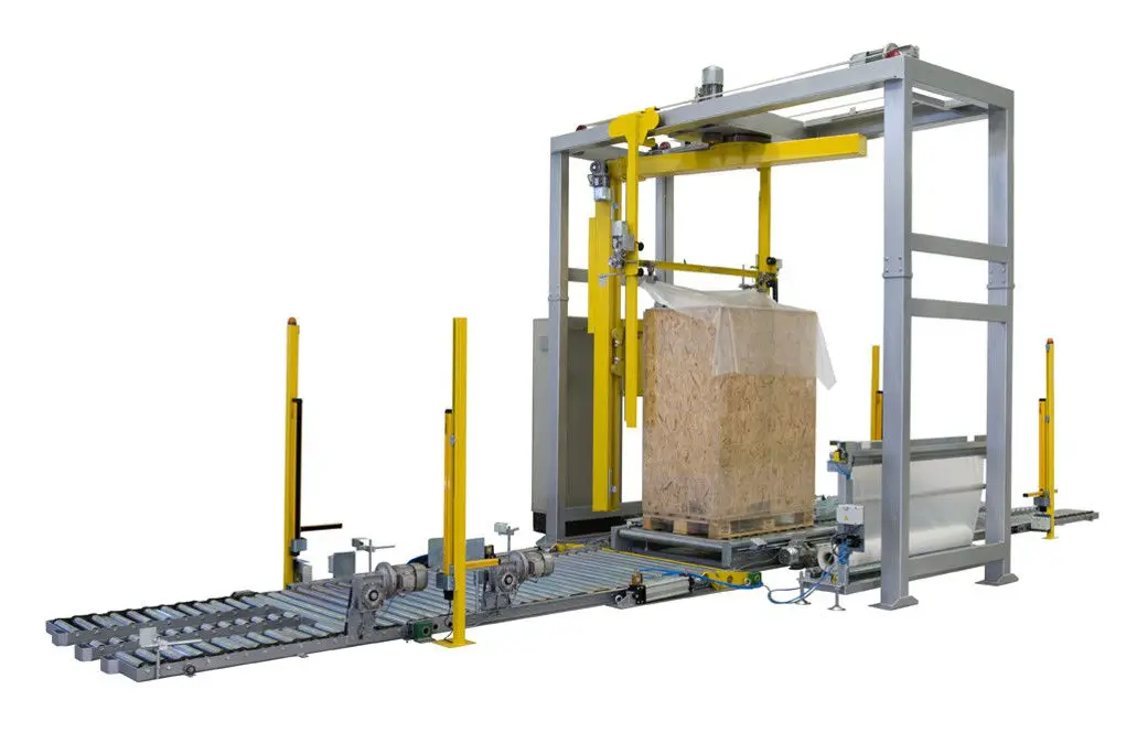 Automatic Rotary rotating arm pallet Stretch Wrappers