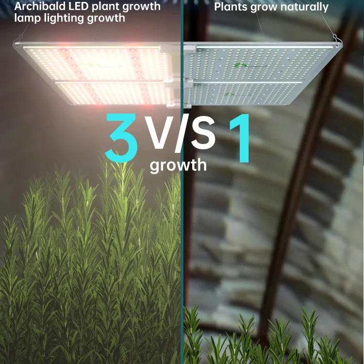 C Archibald Ar4000 Pro Samsung Lm301B High Optic Adjustable Microgre Yield 480W Led Grow Light Hydroponic