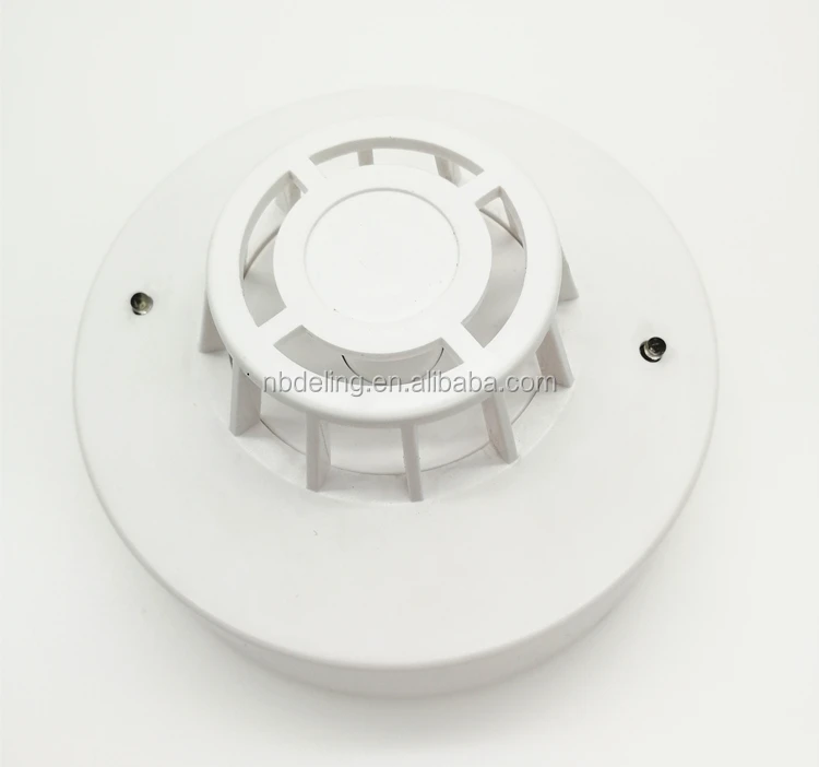 Factory Direct 2 or 4 Wires Conventional Fire Alarm System Heat Detector Sensor  Heat Alarm