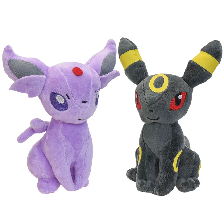 Wholesale High Quality 20cm Anime Poke mon Plush Toys Sitting Eevee Plush Grab Doll With Tags