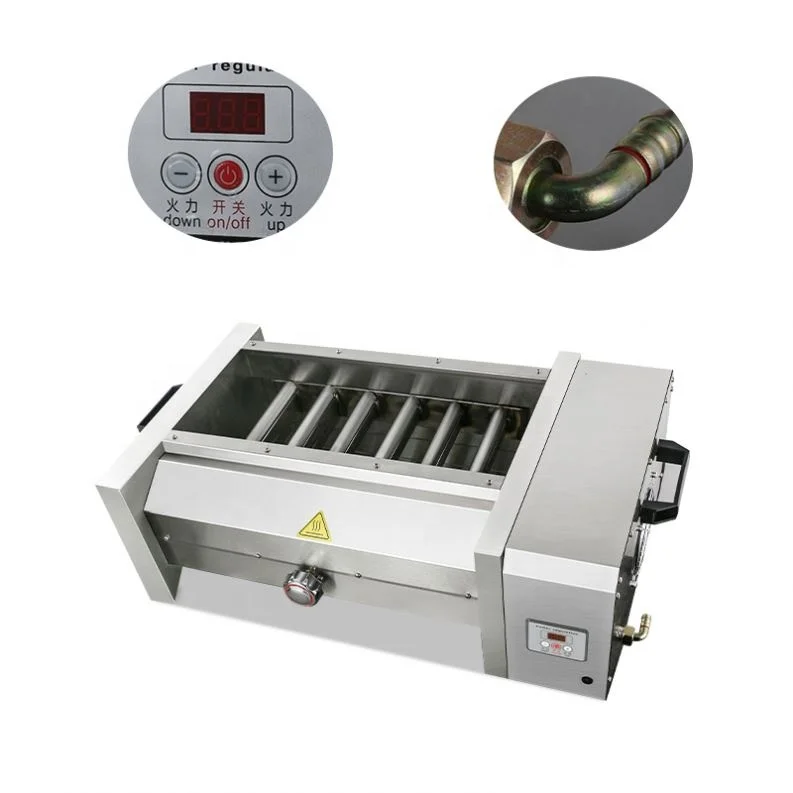 Thichkened Stainless steel Grill machine Restaurant And Home Heavy Duty Indoor Cast Gas Electric No Smoke BBQ Grills Machine
