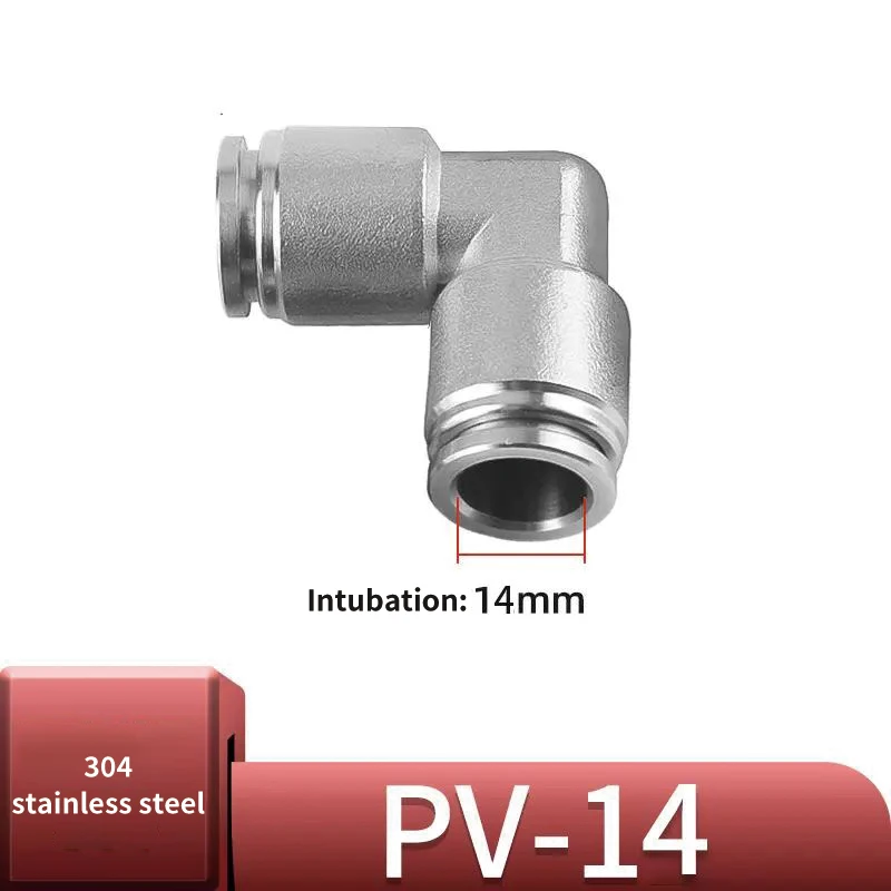 Pneumatic Fitting Manufacturer Quick Wring Joint Pneumatic Compression Copper Locking High Speed Pneumatic Fittings Elbow