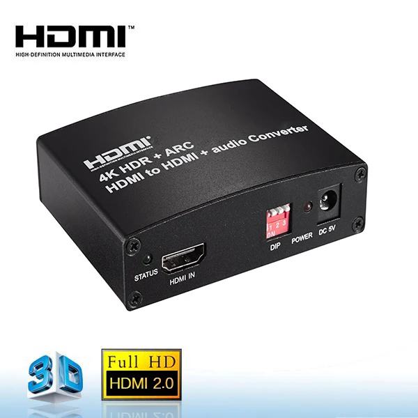 HDMI 2.0/5.1 TOSLink SPDIF коаксиальный 3.5 мм Джек конвертер с Поддержка ЦИК