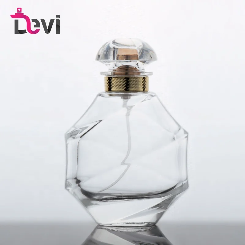 Oem Odm Wholesale Crystal Vintage Style Perfume Bottles Empty Glass Refillable 100ml Refill Atomizer