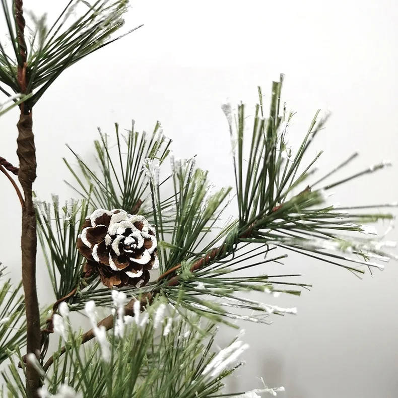 Рождественские украшения, маленькие пластиковые иглы из искусственной сосны, украшение для рождественской елки