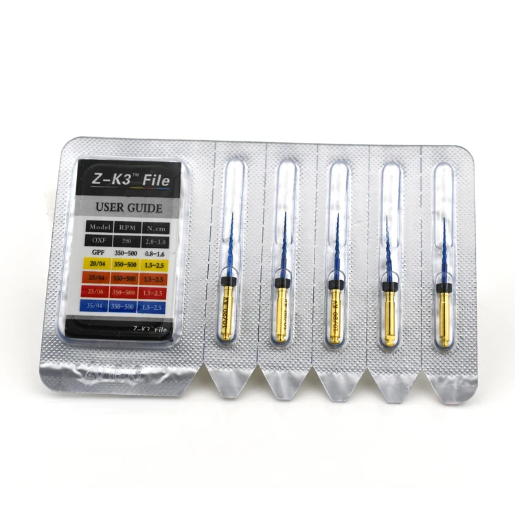Стоматологические Инструменты возвратно-поступательные niti роторные напильники