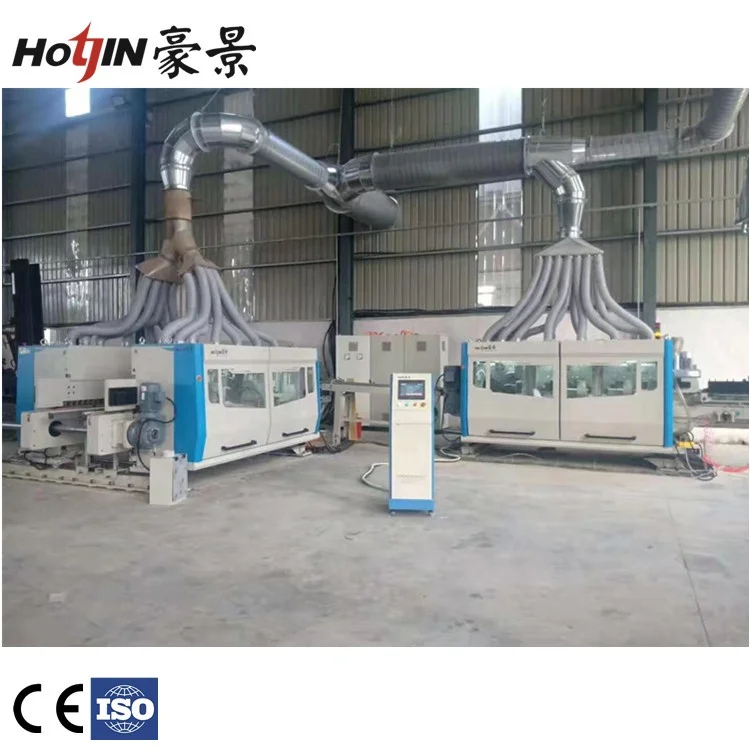 Factory Price Double End Tenoner Flooring  Production Line For SPC
