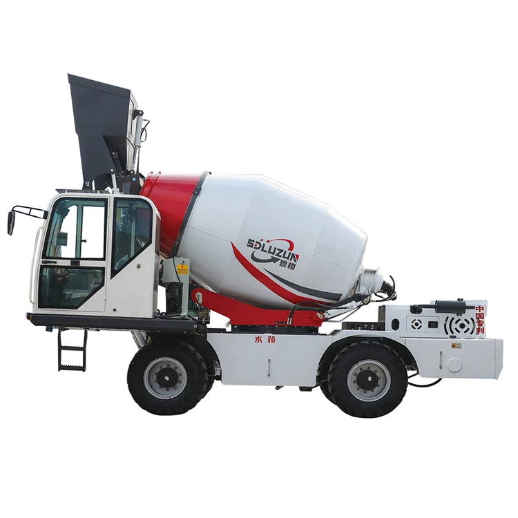 Factory Cost Price 4m 3 Automatic Cargo Concrete Mixer Truck 4 Cubic Meters Capacity 4cbm Cement Concrete Mixer LUZUN