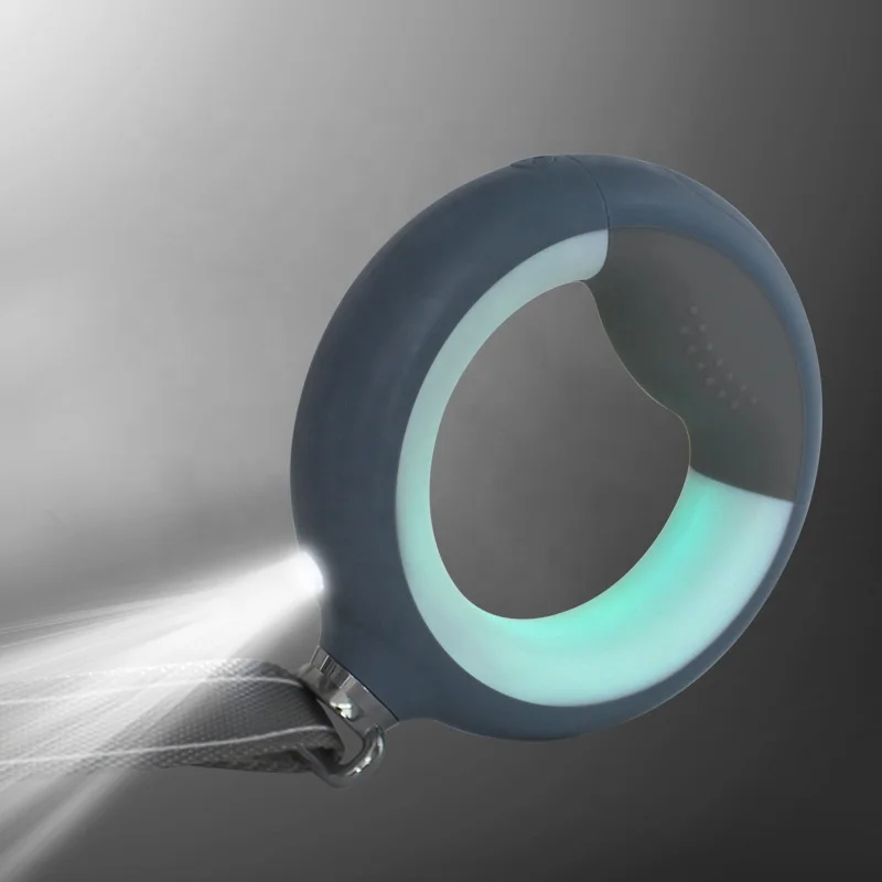 Designer New Style Pet Accessories Leash Products Retractable Dog Leash With Led Light