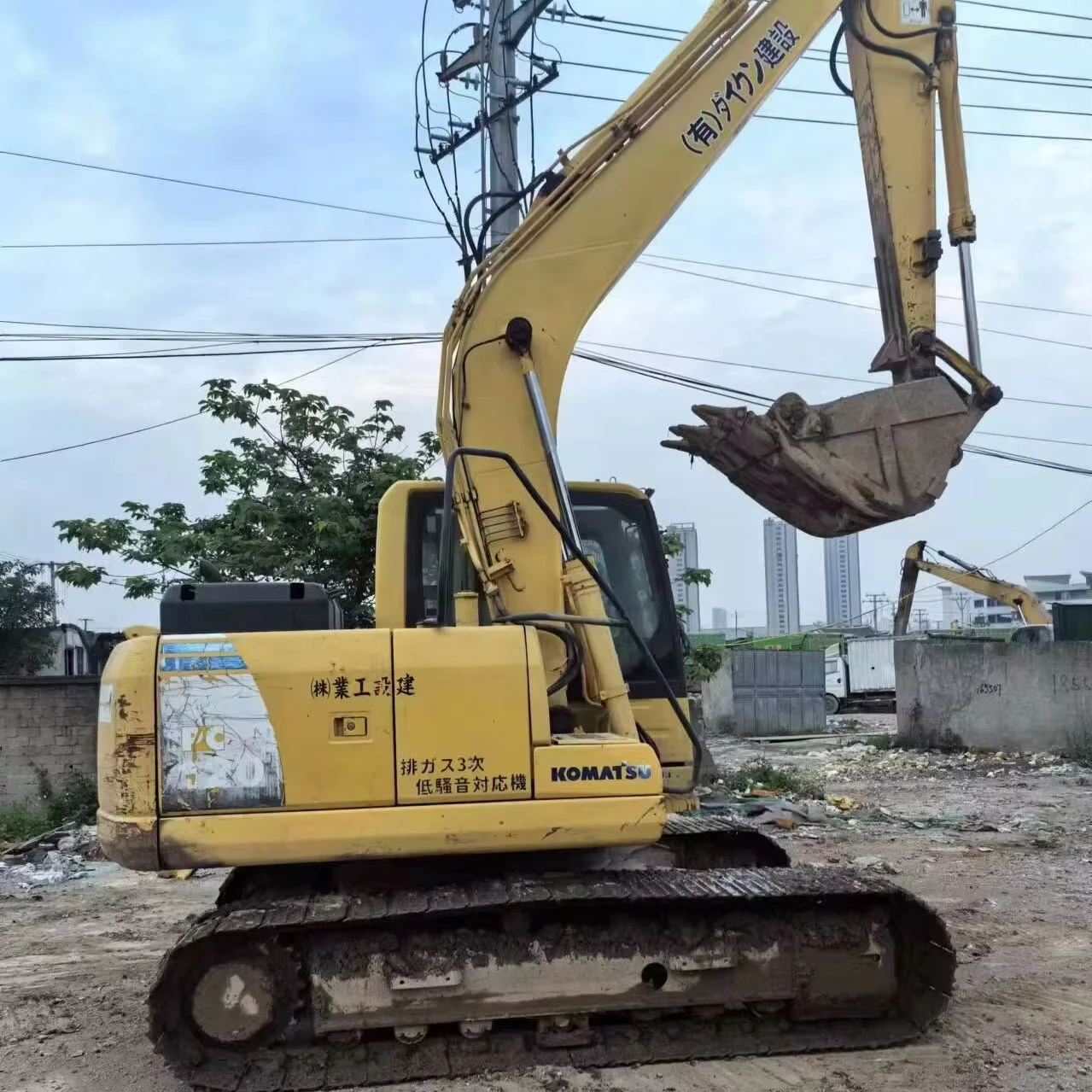 Komatsu 120-8 машин б/у экскаваторы открытый гусеничный Малый экскаватор многоцелевые машины