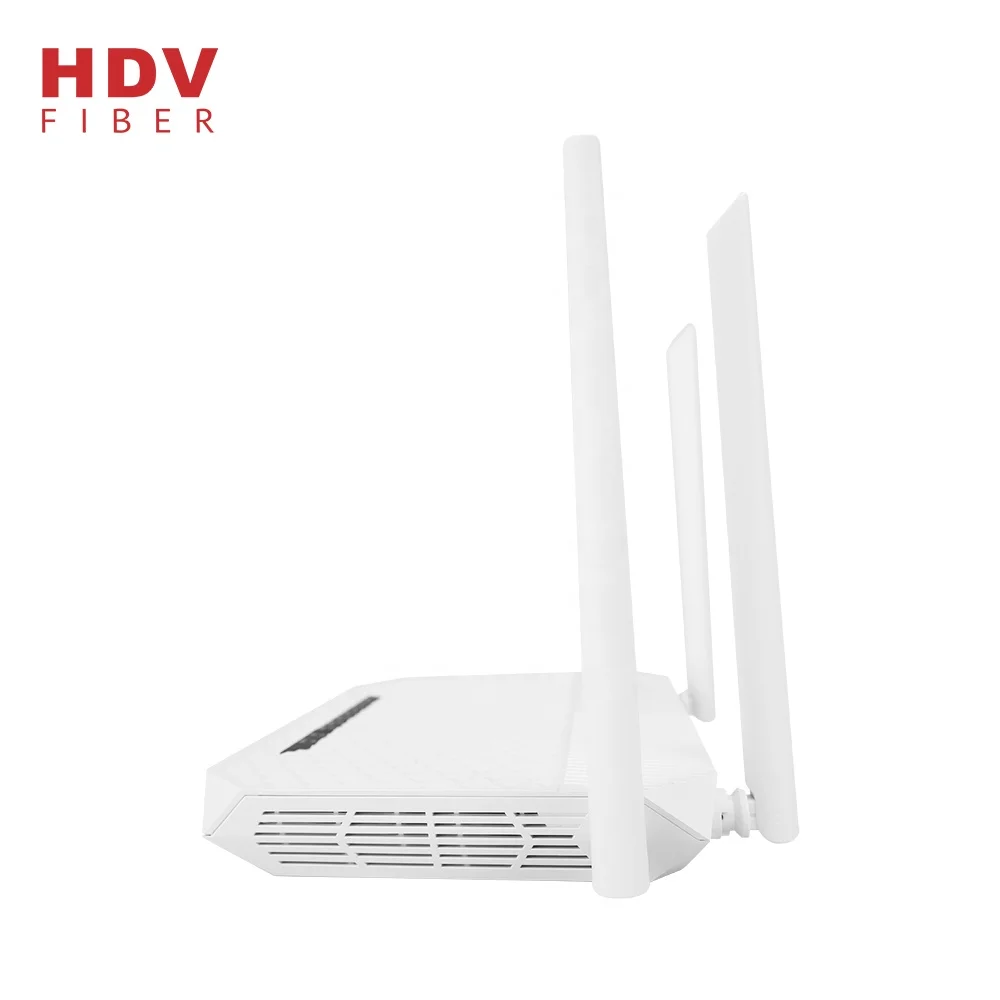 FTTH solutions Dual Band AC Wifi 4GE+4WIFI+1POTS+1USB Dual Band 2.4G&5G 4 Antennas XPON EPON GPON ONU