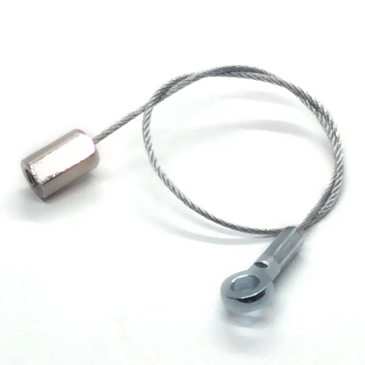 Wire Rope Sling Safety Cable Lock Stainless Steel Lanyard Luggage Lock Safety Cable