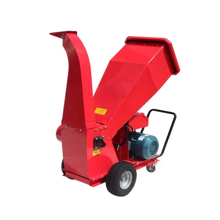 Easy to Start 3 Phase 7.5 KW Big Industrial Environmental Friendly Tree Branches Cutting Machine Electric Wood Chipper Shredder