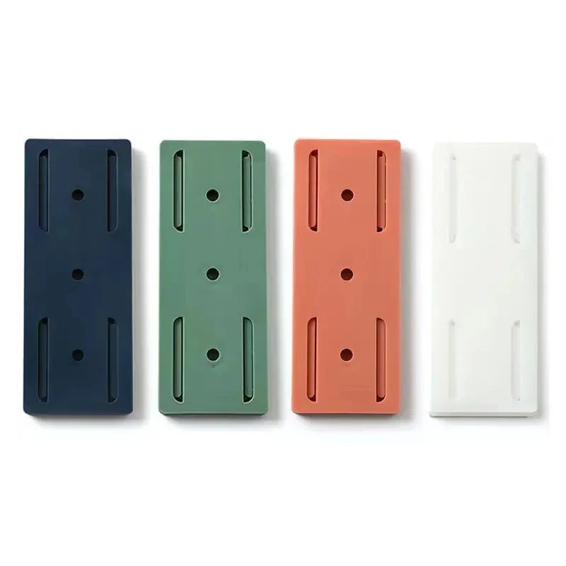 Hot Selling Convenient Hanging Wall Punch-free Plug-in Board Wire Plug-in Socket Wall Sticking Wall Mounted Socket Holder