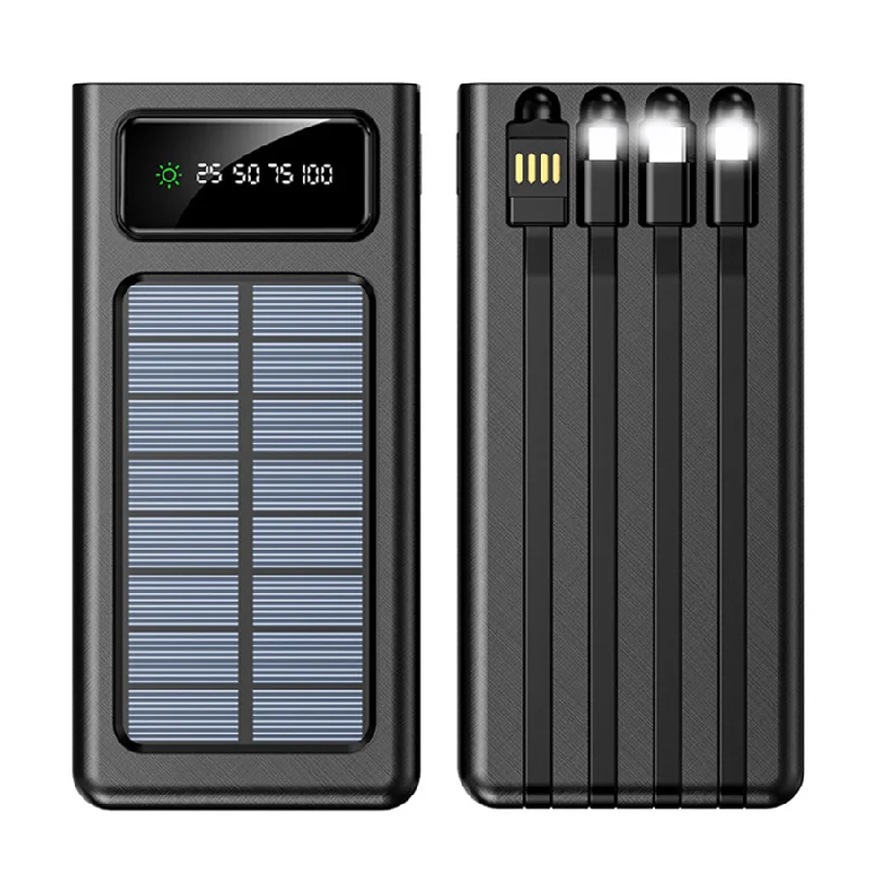 Заводская продажа непосредственно открытый солнечный Power Bank 30000 мАч большой емкости мобильный