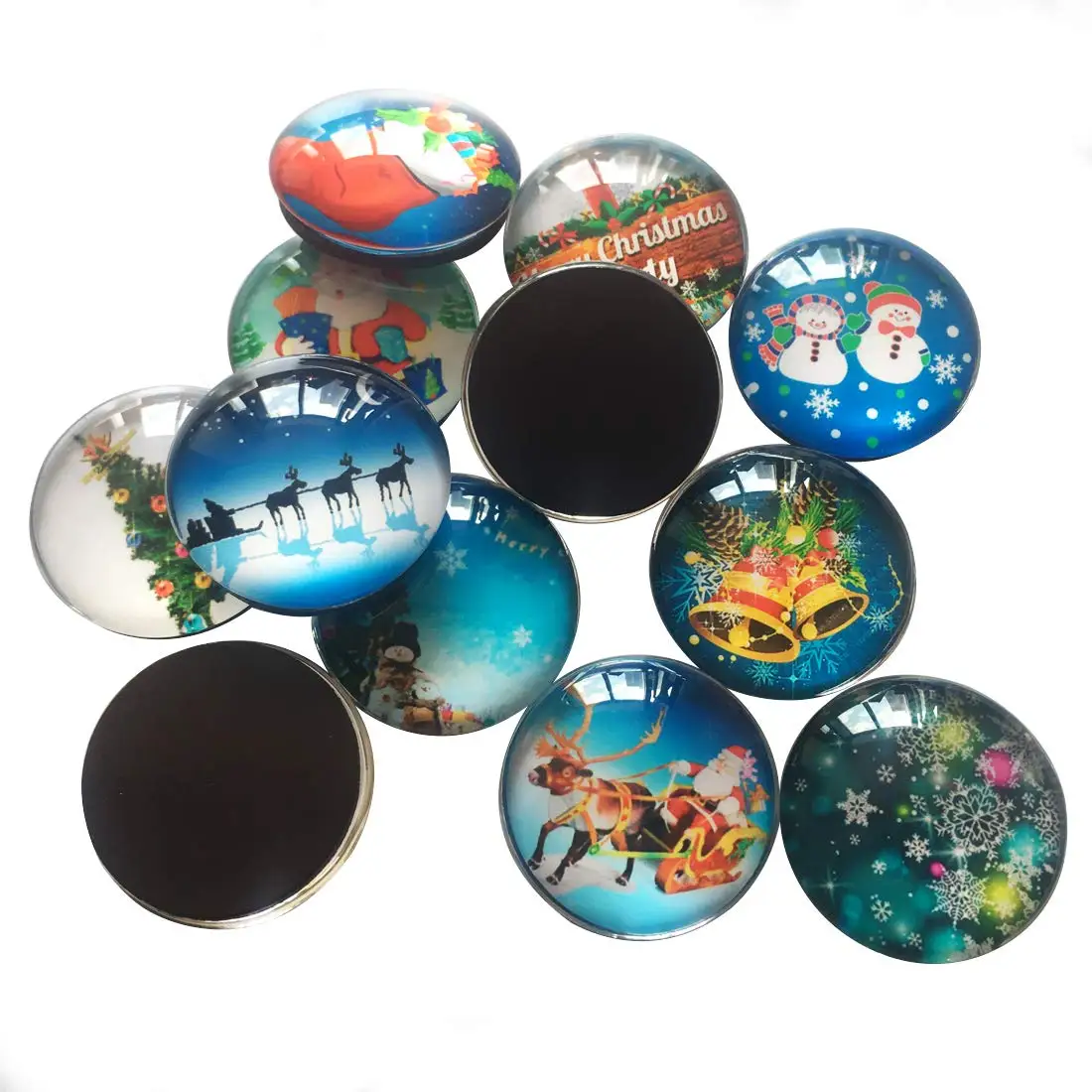 Quality customization fridge magnet making kit glass dome magnets custom souvenir 3d glass fridge magnet