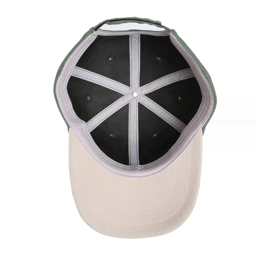 High Quality Two Tone Color Cotton Adjustable Dad Hat Unstructured Plain Sport Caps 6 Panels Corduroy Baseball Hats for Unisex