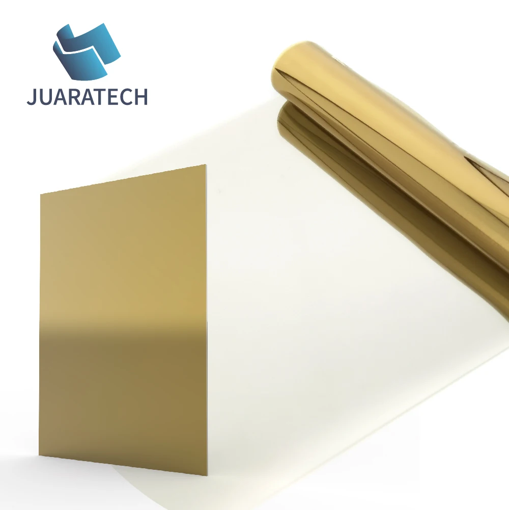 Зеркальный эффект Juaratech светоотражающая Серебряная Золотая Коммерческая Строительная оконная