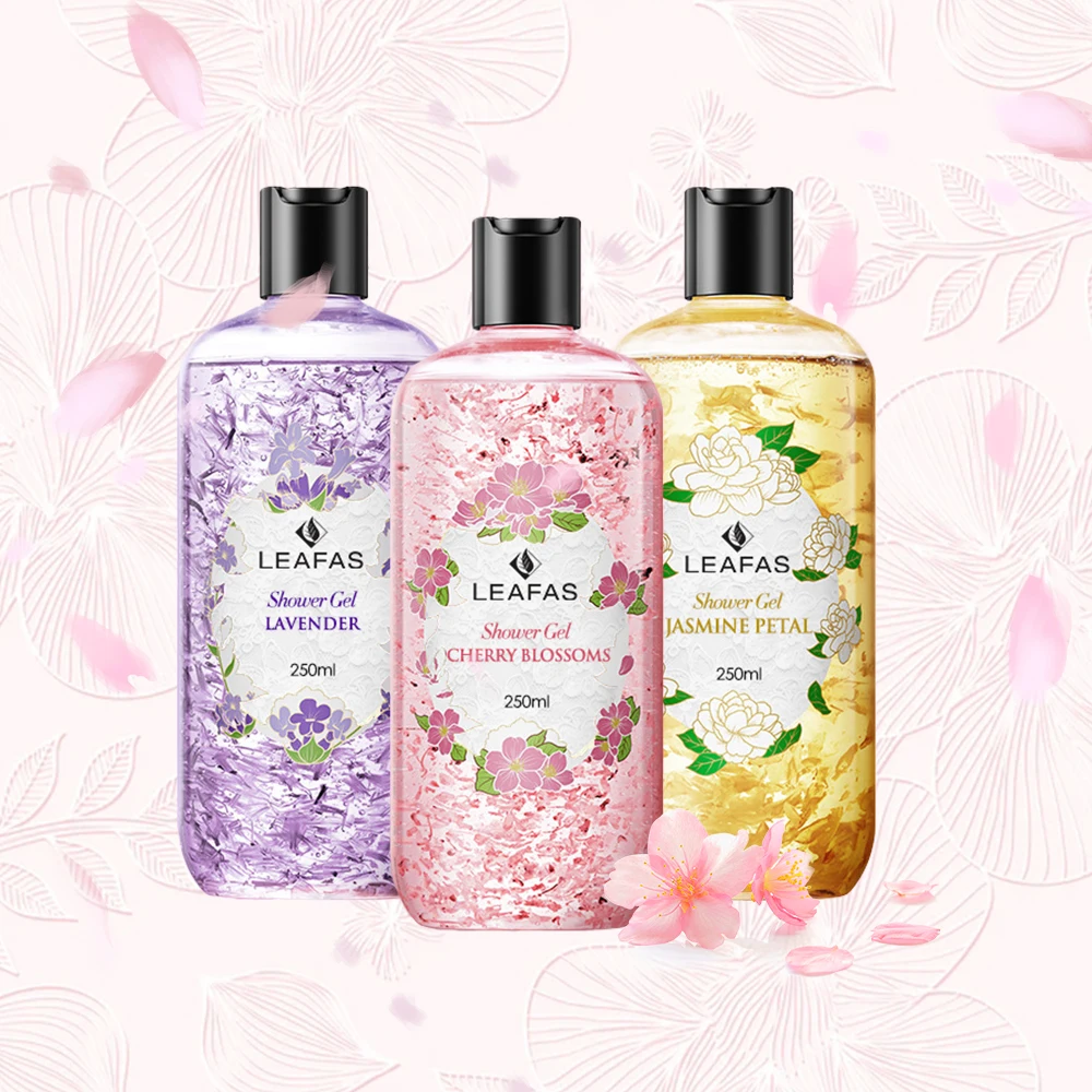Multifunctional wholesale body skin care products with great price luxury shower gel perfume Jasmine  Shower Gel