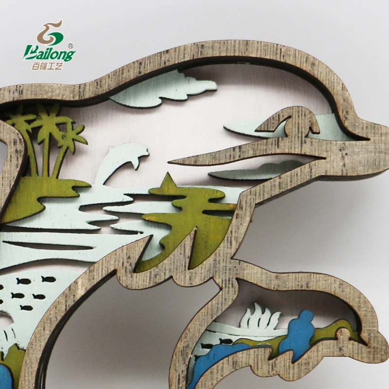 Профессиональная фабрика, пляжные животные, деревенский Морской Декор, лазерная резка, деревянные поделки, домашний декор