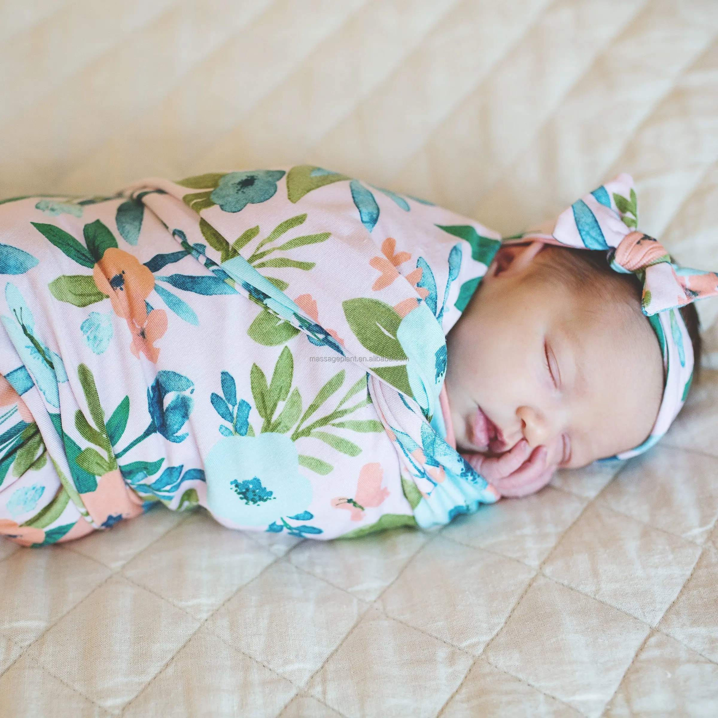 
Maternity robe and kids girls dress and organic bamboo swaddle blanket 