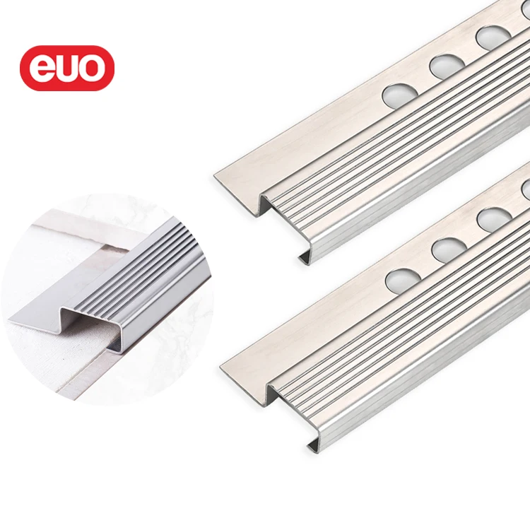 Euo прочная и износостойкая Нержавеющая сталь Лестница обнюхивая профиль лестницы противоскользящая полоса