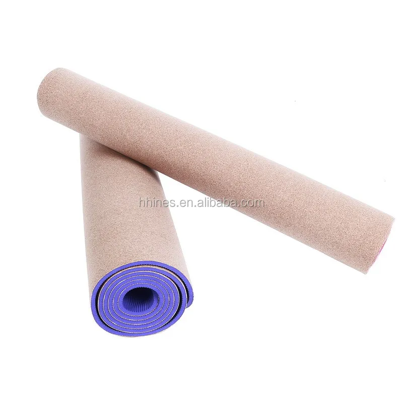 Yoga mat eco friendly best selling cork yoga mat