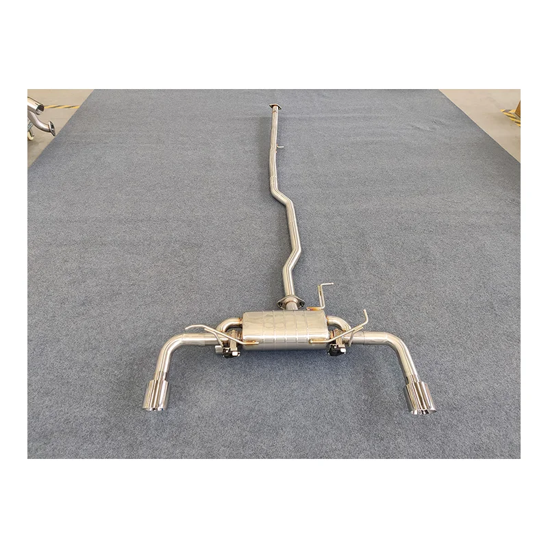High Performance Stainless Steel Valvetronic Exhaust Catback System For Mitsubishi Lancer- Exhaust pipes