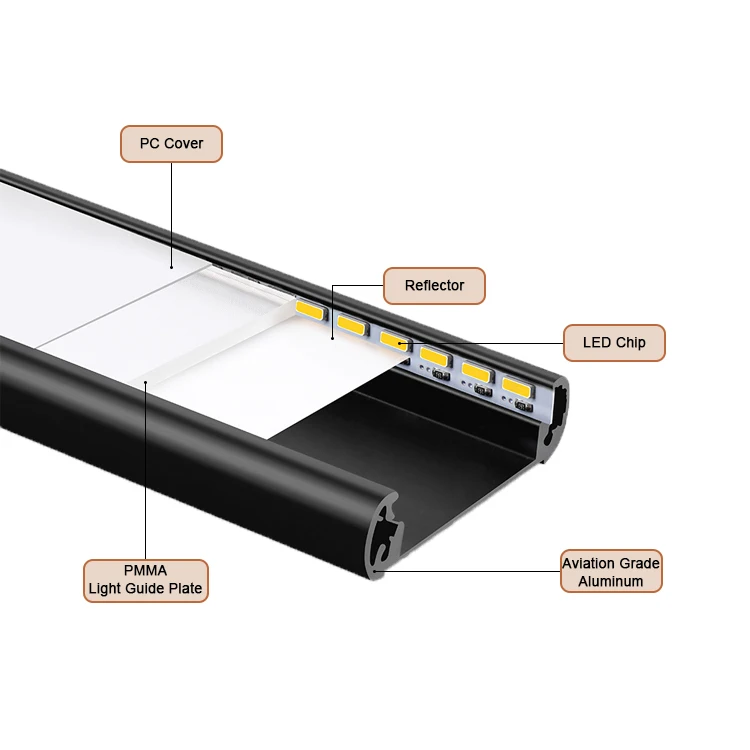 New design led light bar led cabinet light time for UK market