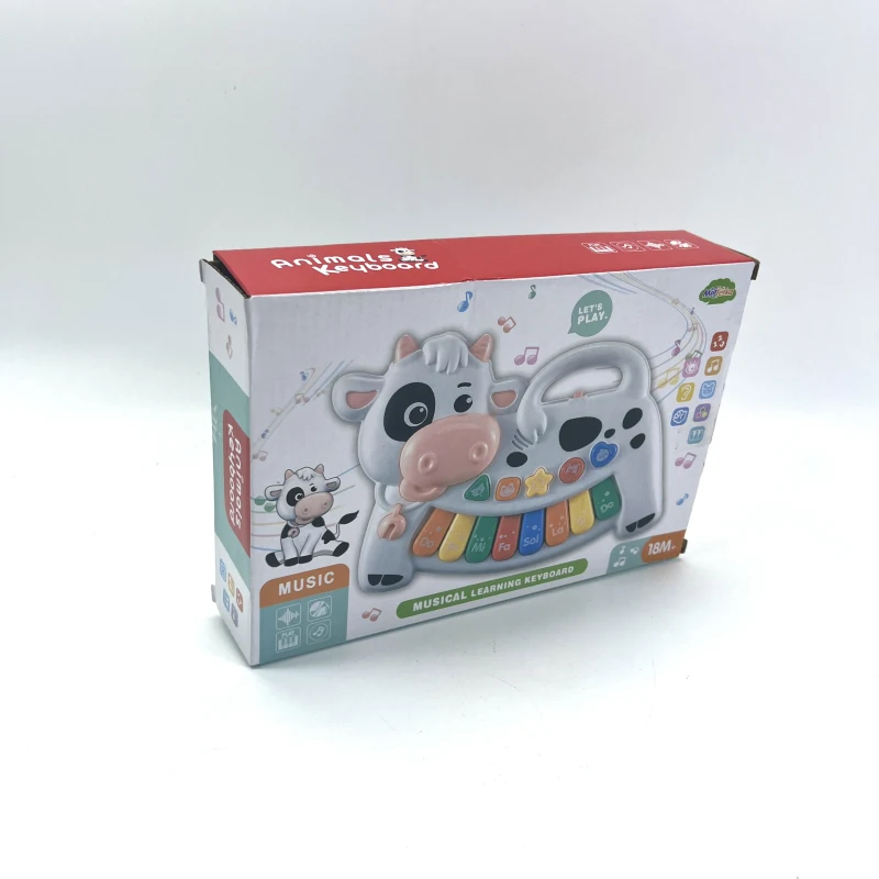 Wholesale plastic baby education toy musical instrument animal piano toy keyboard