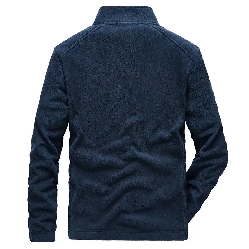 Men Jackets Microfleece polar Fleece Sport Training Running zipper Jacket For men