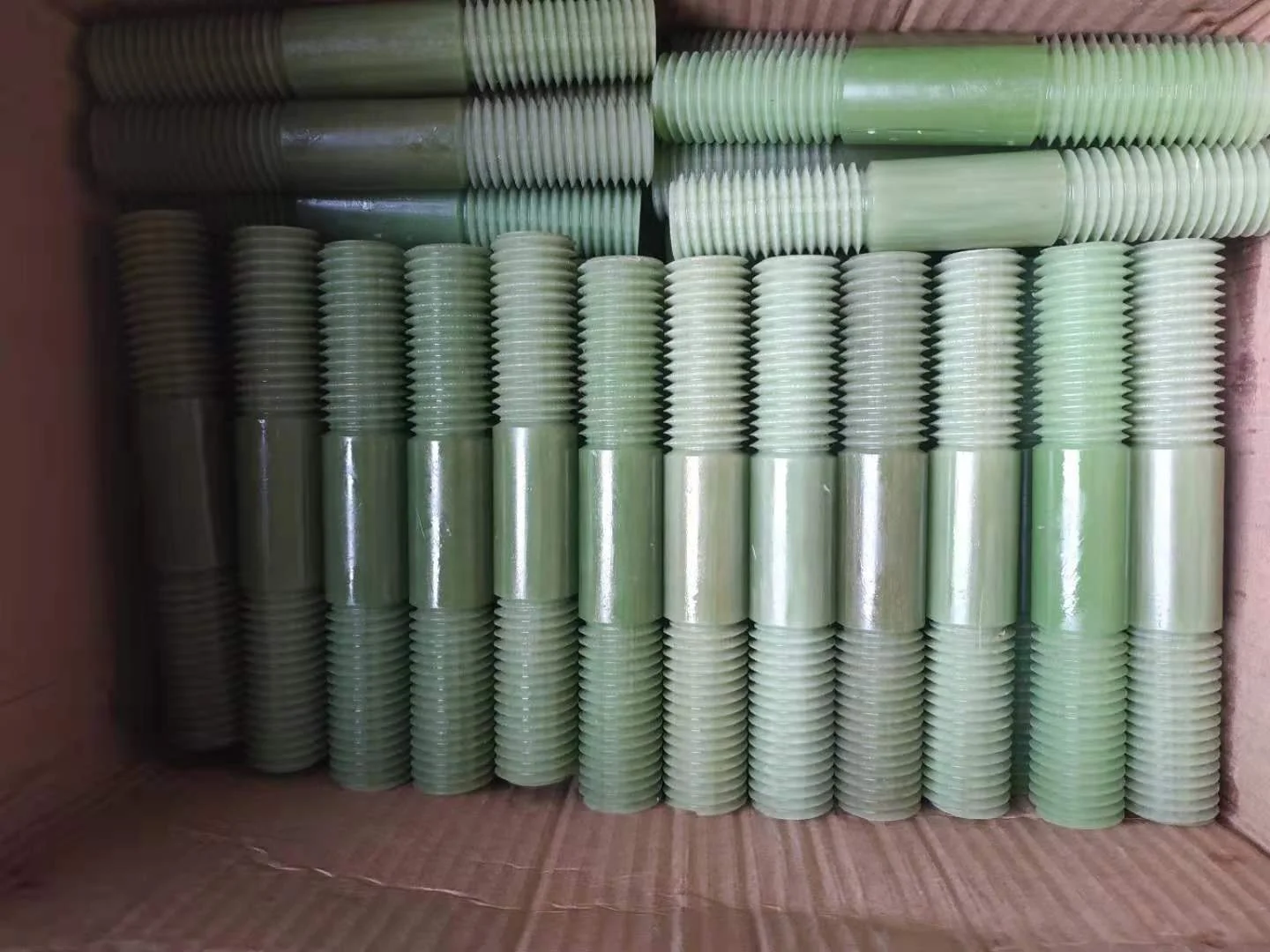 Good Corrosion Resistance Insulation epoxy FRP  threaded rod FRP bolt and nut
