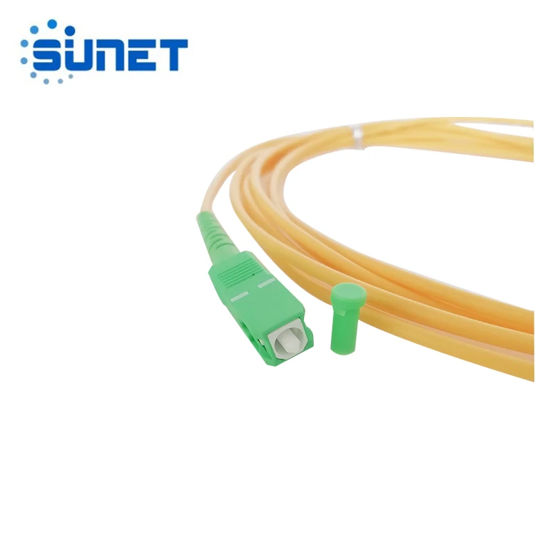 FTTH   Single Mode Simplex SC/ APC 9/125 2M 3M fiber optic patchcord