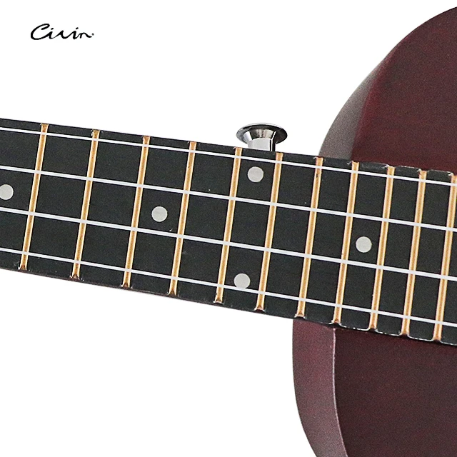 Custom 23' 24' Basswood Wooden Mini Guitar Ukulele Kit For Kid Birthday Gift