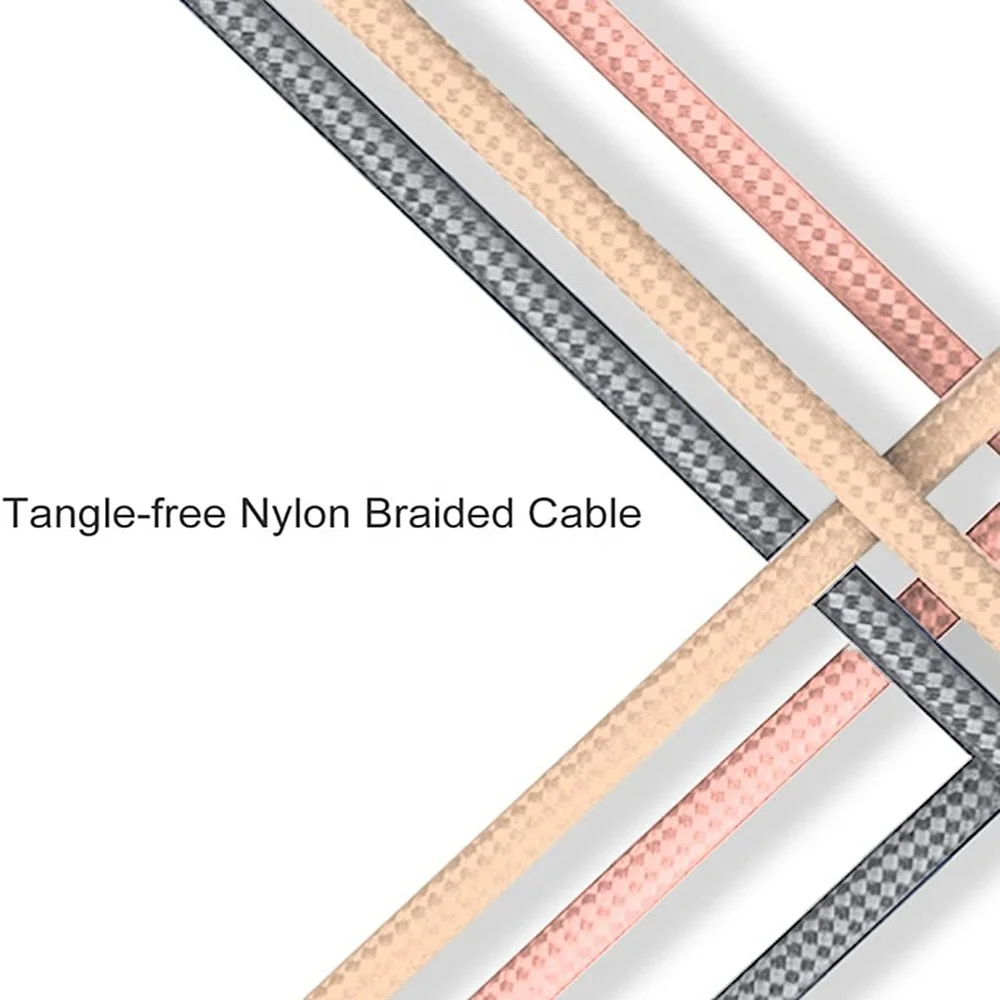 Nylon Braided 3.3ft/1m High Speed 2.0 USB to Micro USB Charging Cord Fast Charger For Samsung S2/S3/S4/S5/S6/S7/A5 2016/J5/J7/J8