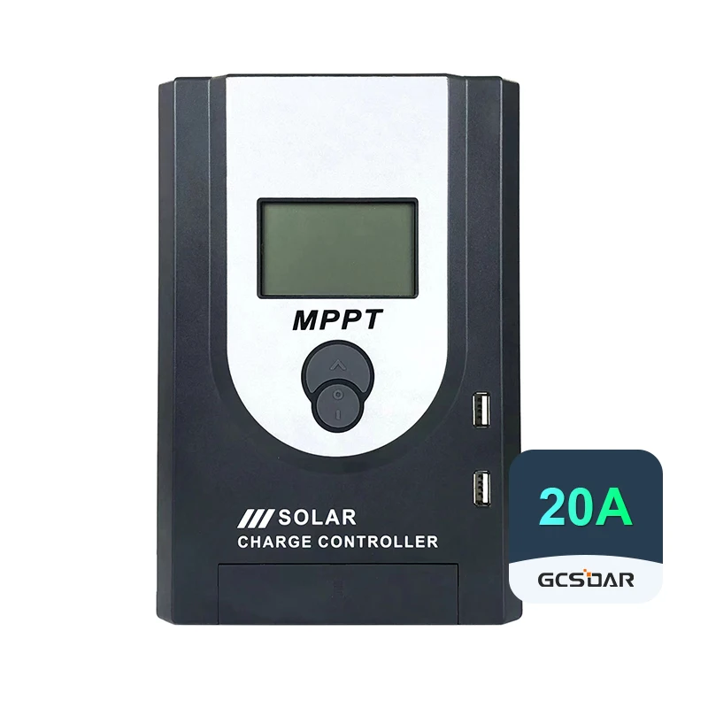 GCSOAR MPJ2024 20A 12v/24v Auto MPPT контроллер солнечной энергии с ЖК-дисплеем