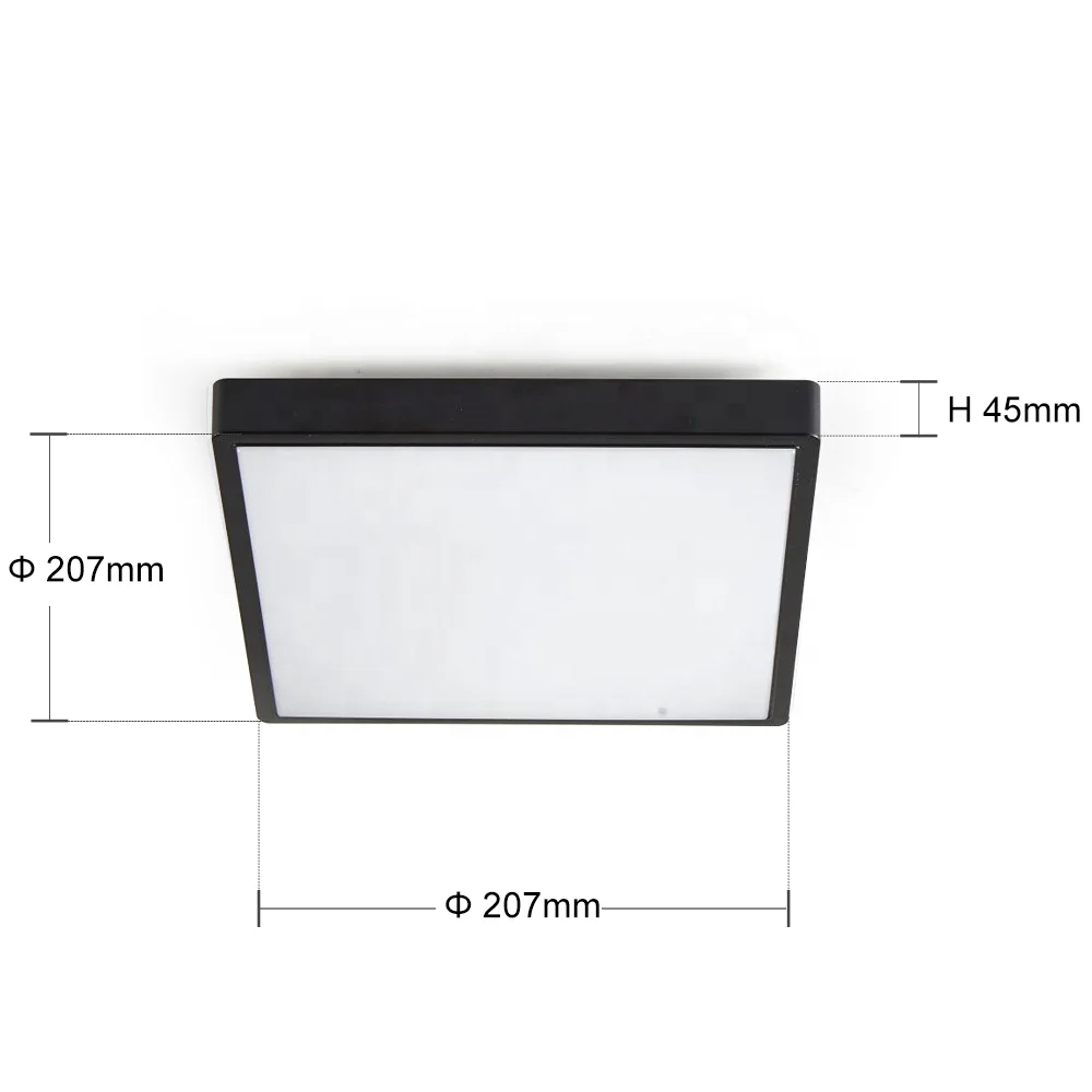 Factory price acrylic led ceiling panel light 12W 18W for office shoppingmall  hallway  CCT white color led light panel ceiling