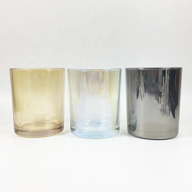 Частная этикетка Гальваническая банка для свечей 200 мл 300 мл ароматический аромат пустой домашний Декор Люкс свечи банки с металлической крышкой