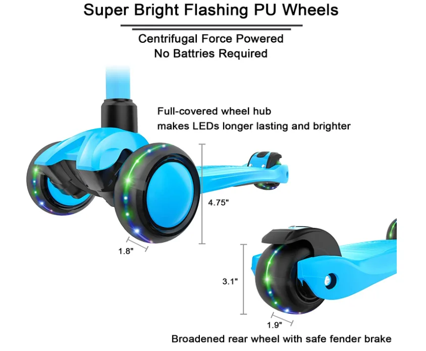 Wholesale cheap 3 wheels  child scooter mobility scooter for kids