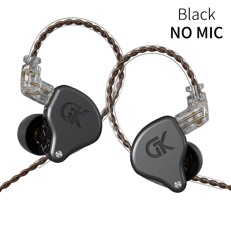 Новинка гибридные наушники GK GS10 1DD + 4BA 10 шт. Hi-Fi наушники-вкладыши с монитором PK KZ ZS10 ZS10pro