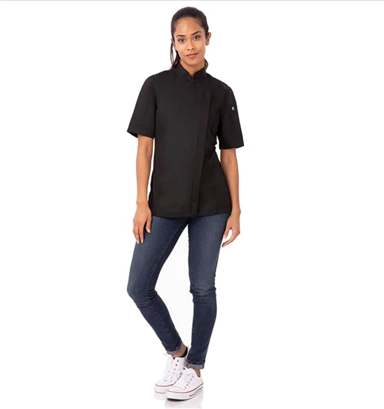 Индивидуальный дизайн, унисекс, Женское пальто для шеф-повара для отеля, ресторана, кухни, куртка, униформа