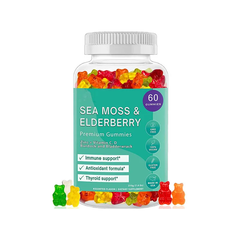 Free Sample Hemp Gummies in vitamin 60 Gummies Bear Fruity Extract Gummy Shipped from the USA